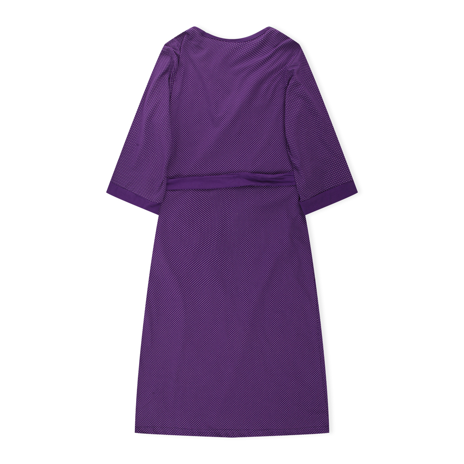 Халат Fest П03504В Фиолетовый/белый - фото 2