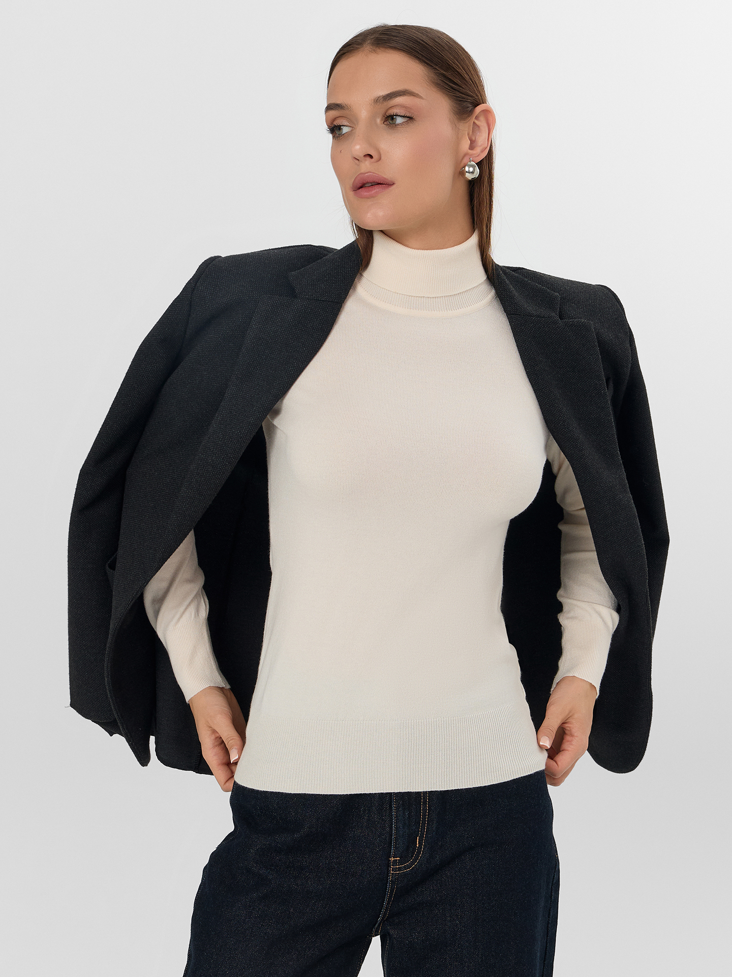 Водолазка Mark Formelle (Марк Формэль) 122911/молочный - фото 6