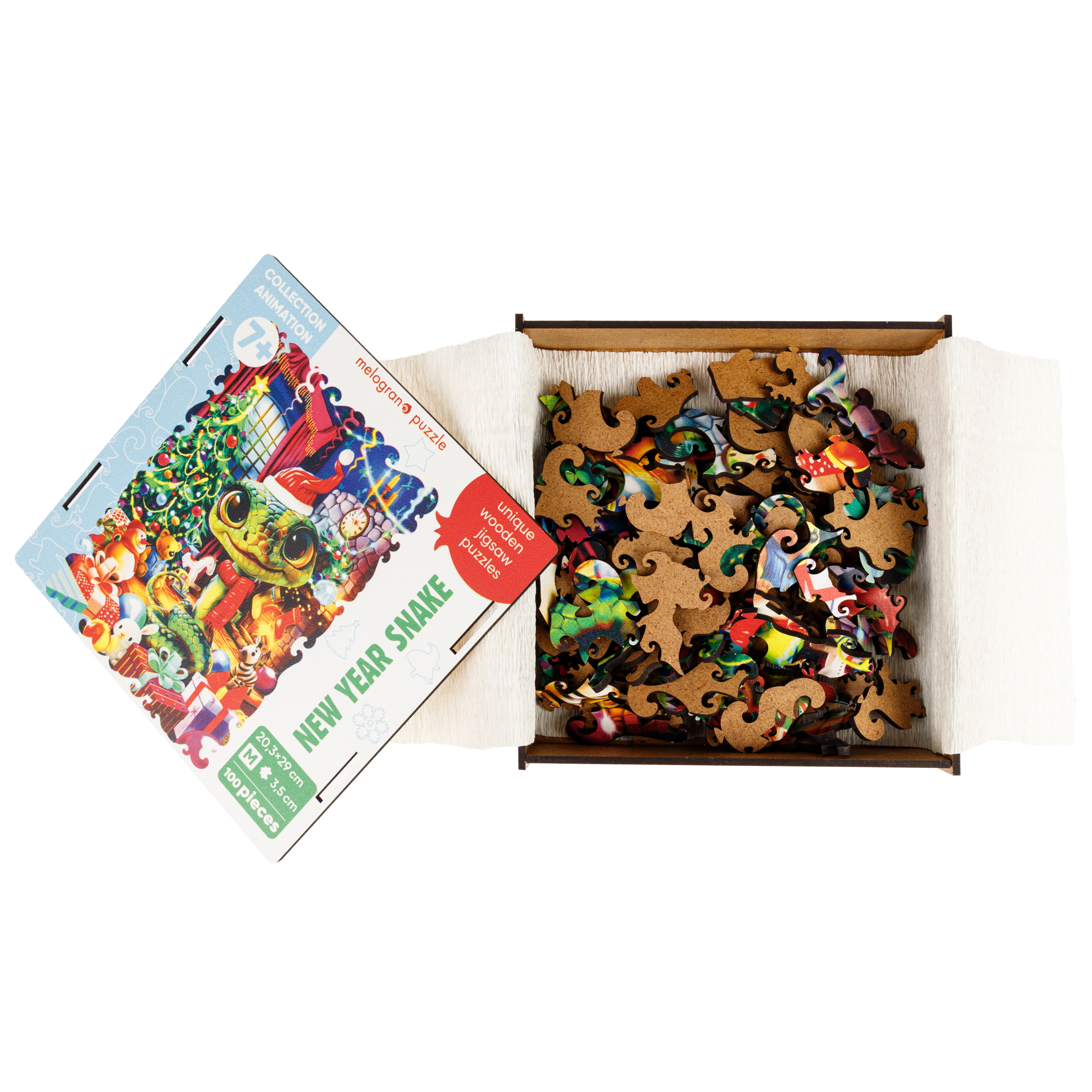 Пазл Melograno puzzle деревянный - фото 4