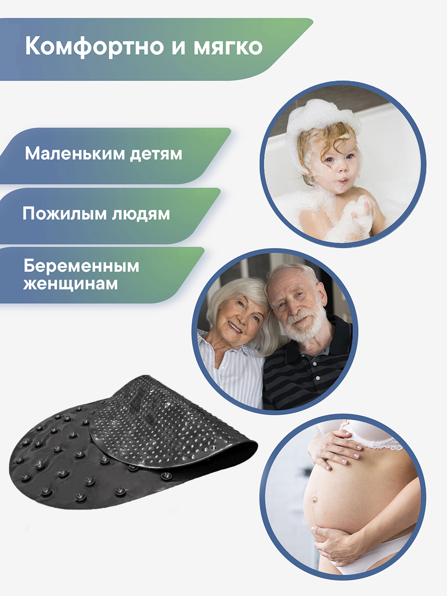 Коврик для ванной VILINA Гарант 36 x 69 см 1 шт. - фото 6