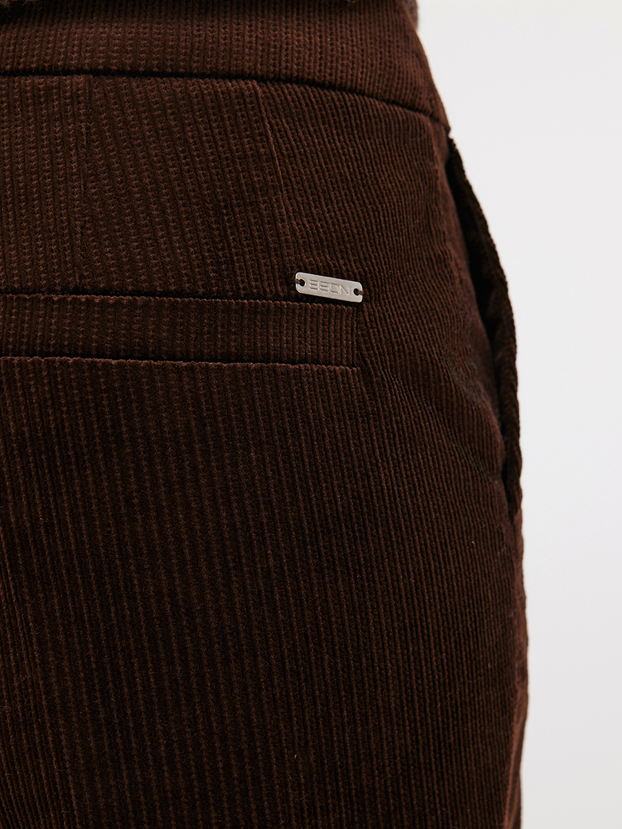 Брюки Baon B2922530/CHOCOLATE BROWN - фото 4