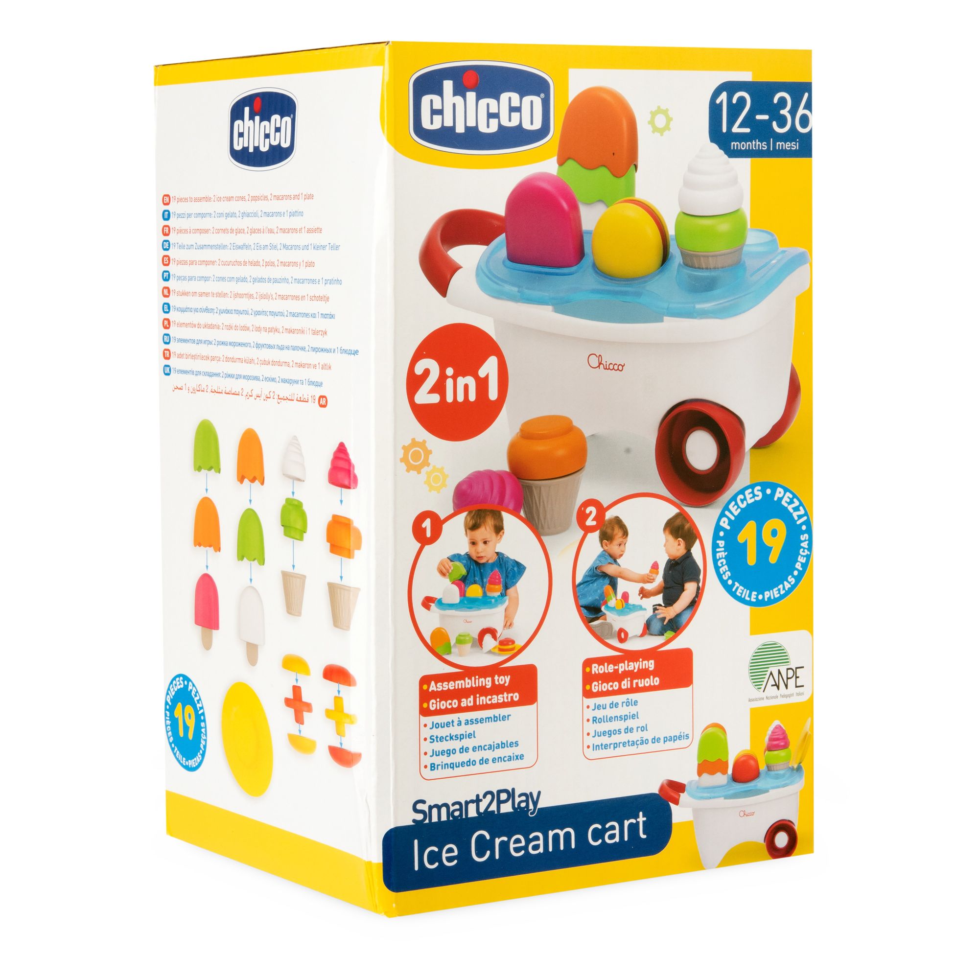 Игрушка Chicco сортер Тележка с мороженым - фото 9