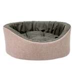 Лежанка для животных Homepet Melange Жаккард 43*38*15см Розово-коричневый
