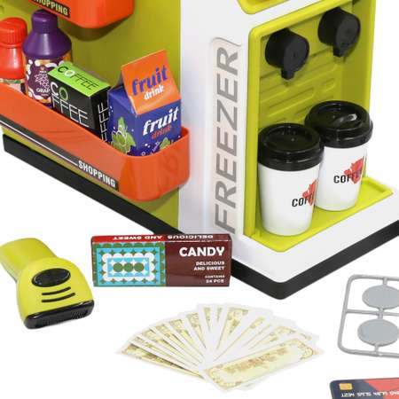 Игровой набор SHARKTOYS касса, продукты, прилавок