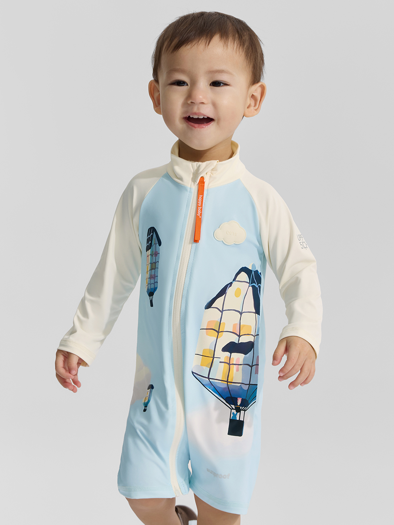 Изображение товара Купальный комбинезон Happy Baby 68 с защитой UPF50+ для девочки и мальчика