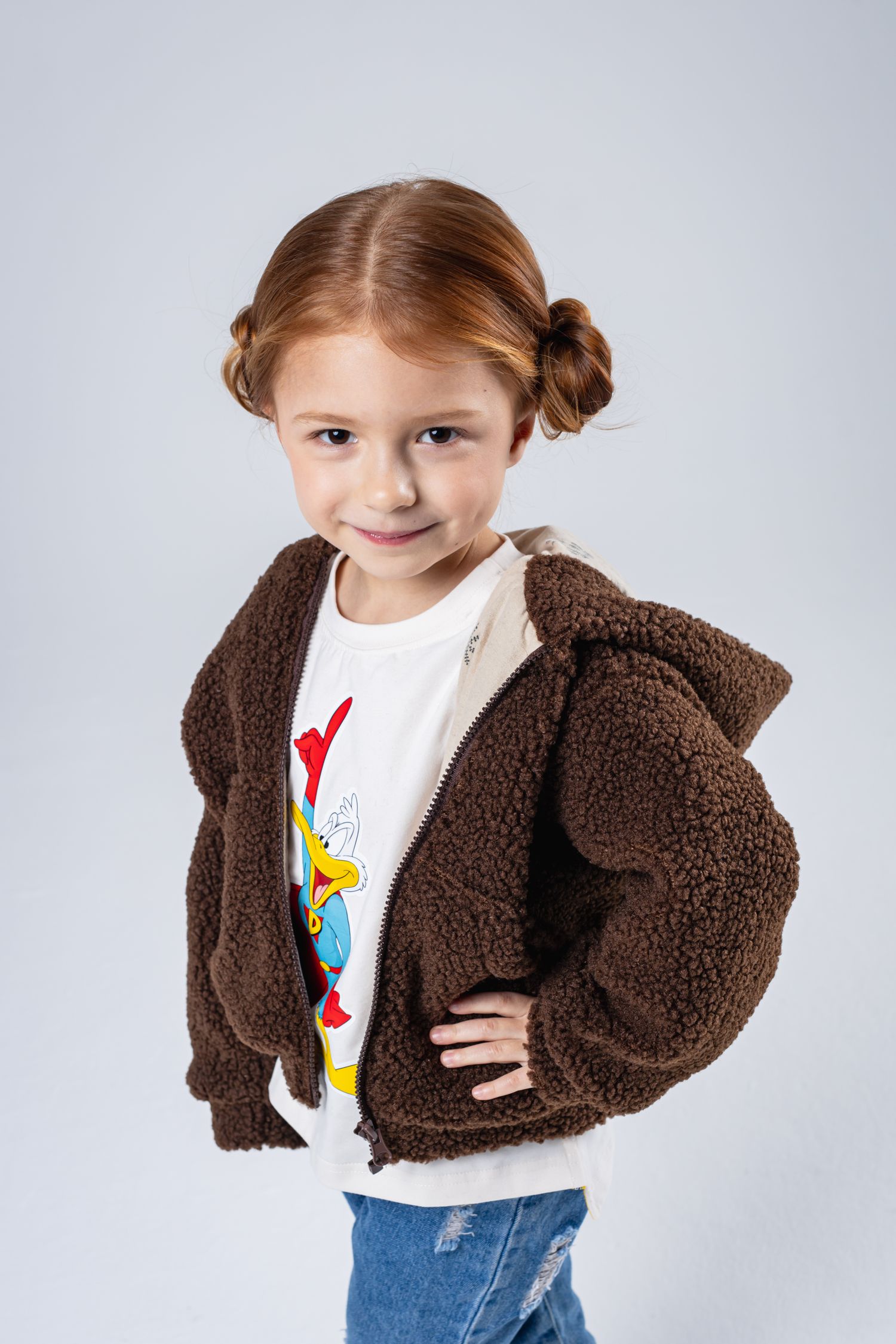 Толстовка БарDuck bd_teddi_brown - фото 1