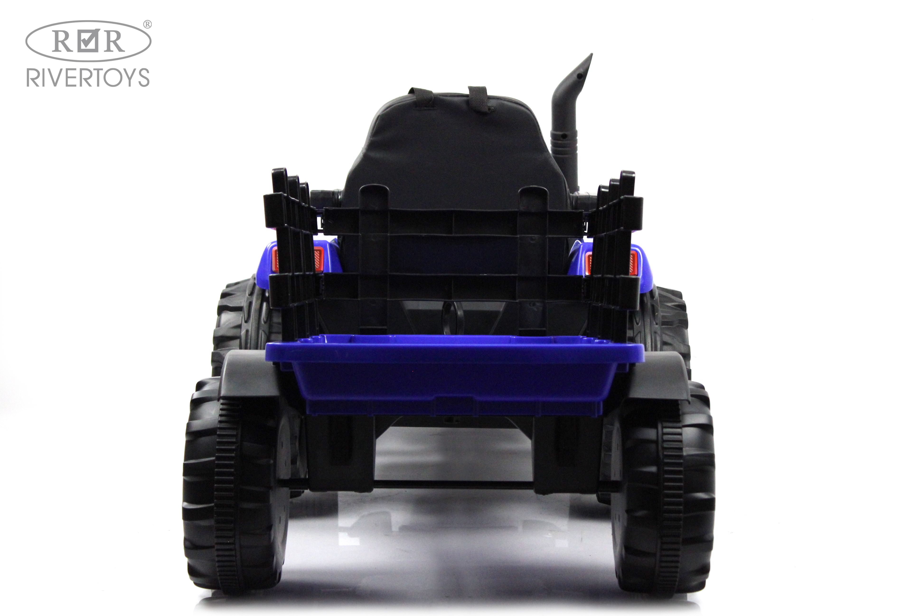 Электромобиль RIVERTOYS O555OO-BLUE С пультом ДУ - фото 22
