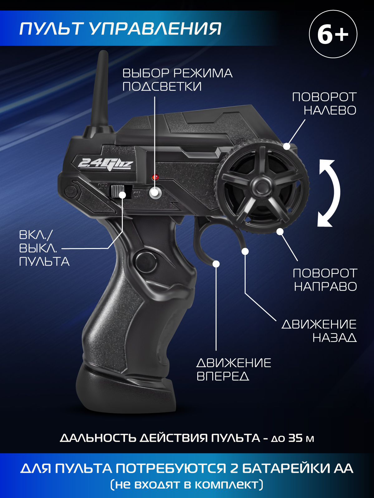 Внедорожник РУ AUTODRIVE 1:24 - фото 6