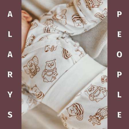 Распашонка и ползунки ALARYSPEOPLE