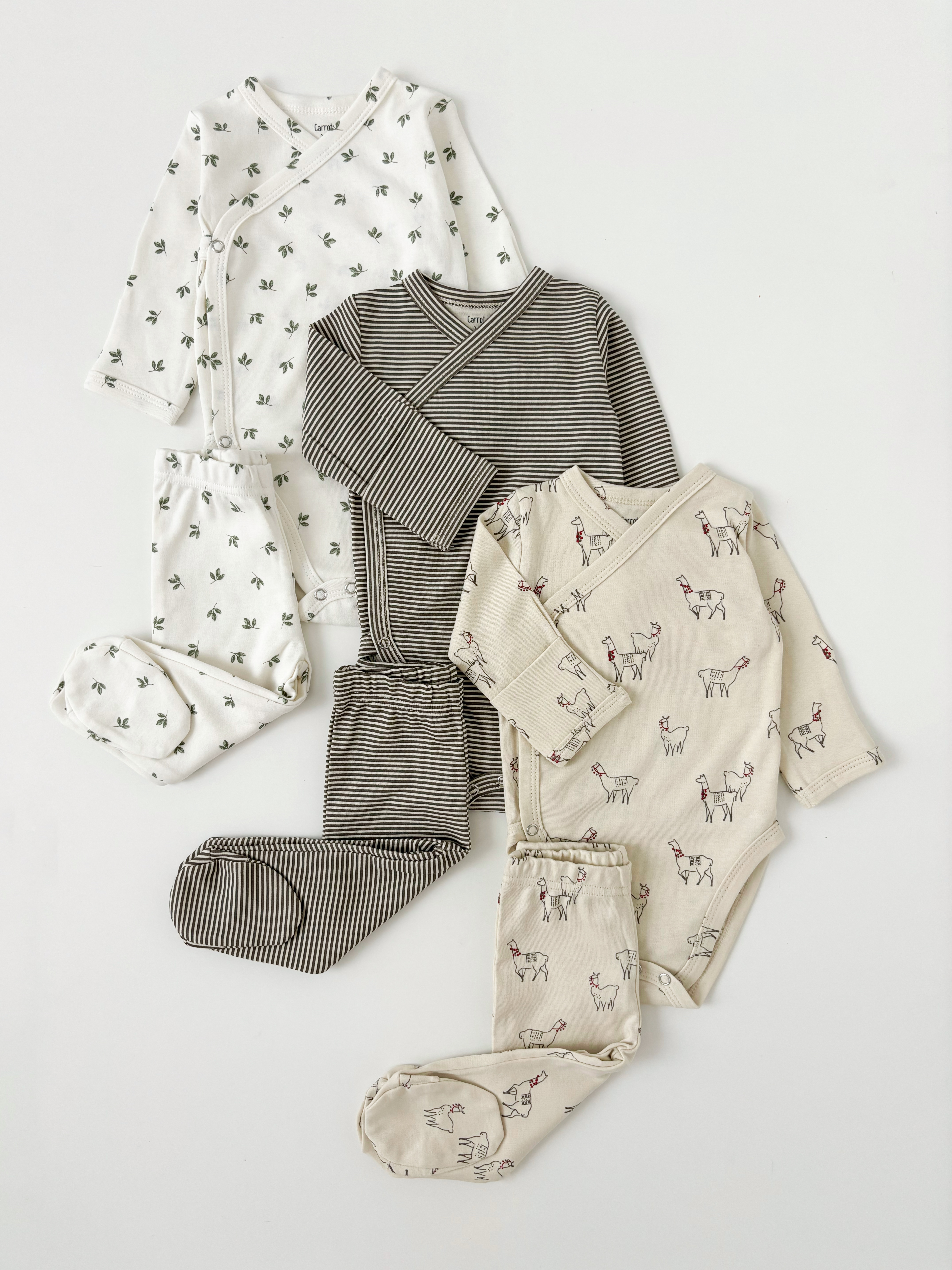 Боди 3 шт Carrot 10002272ламы - фото 2