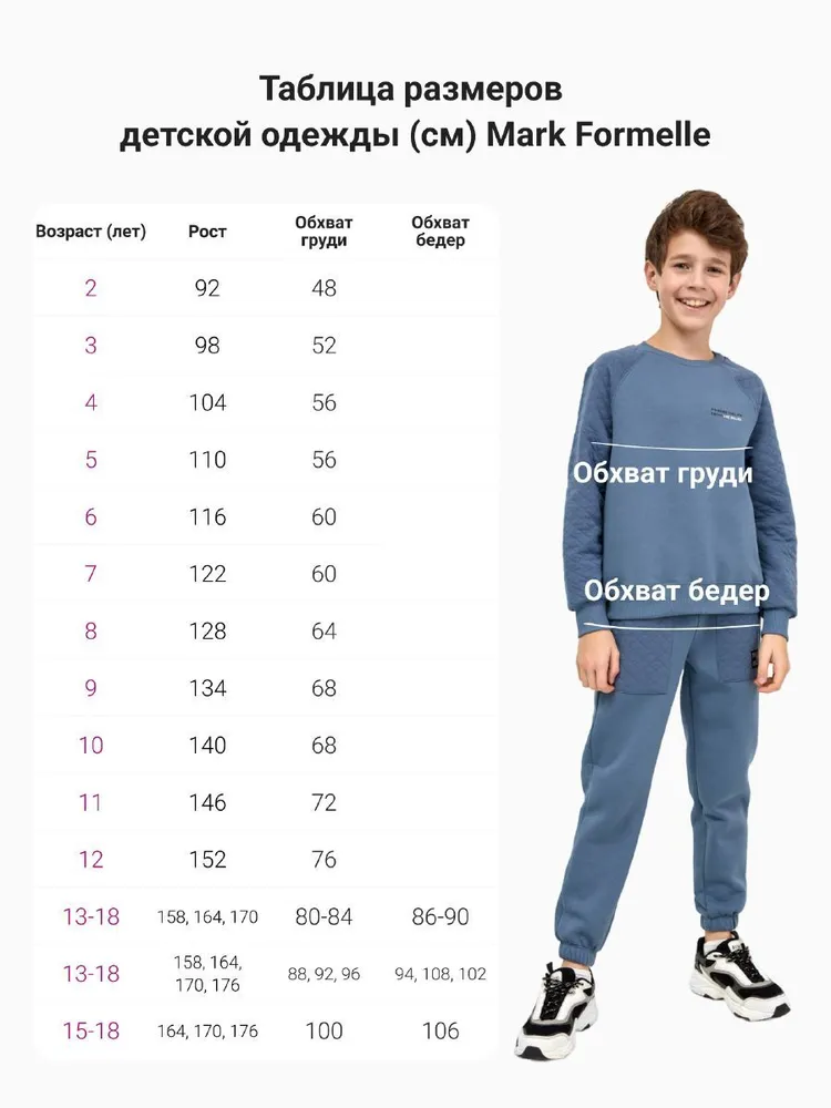 Брюки Mark Formelle (Марк Формэль) 183352/22/20117Ц-7П/графит - фото 5