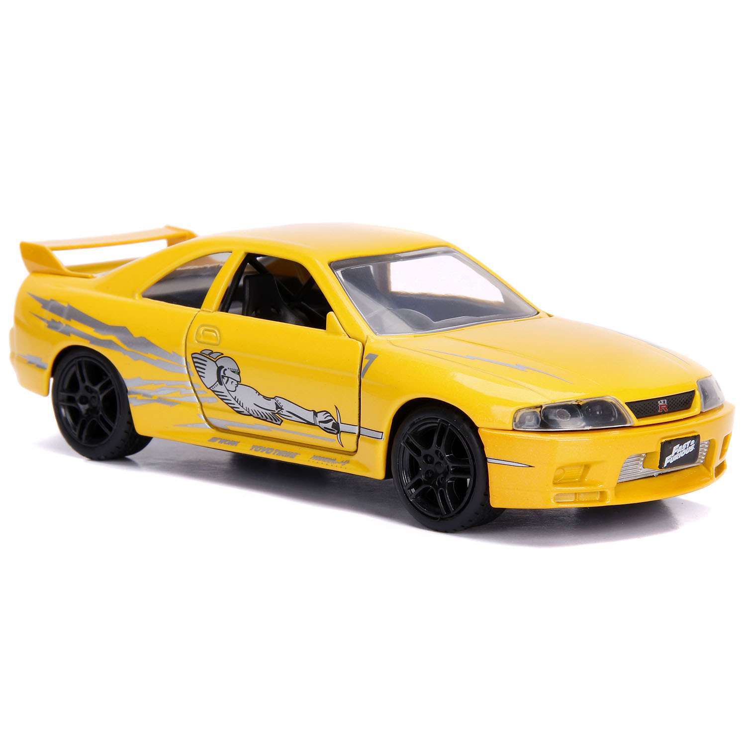 Автомобиль Jada Toys Nissan 1:32 желтый ТоуR108 - фото 3