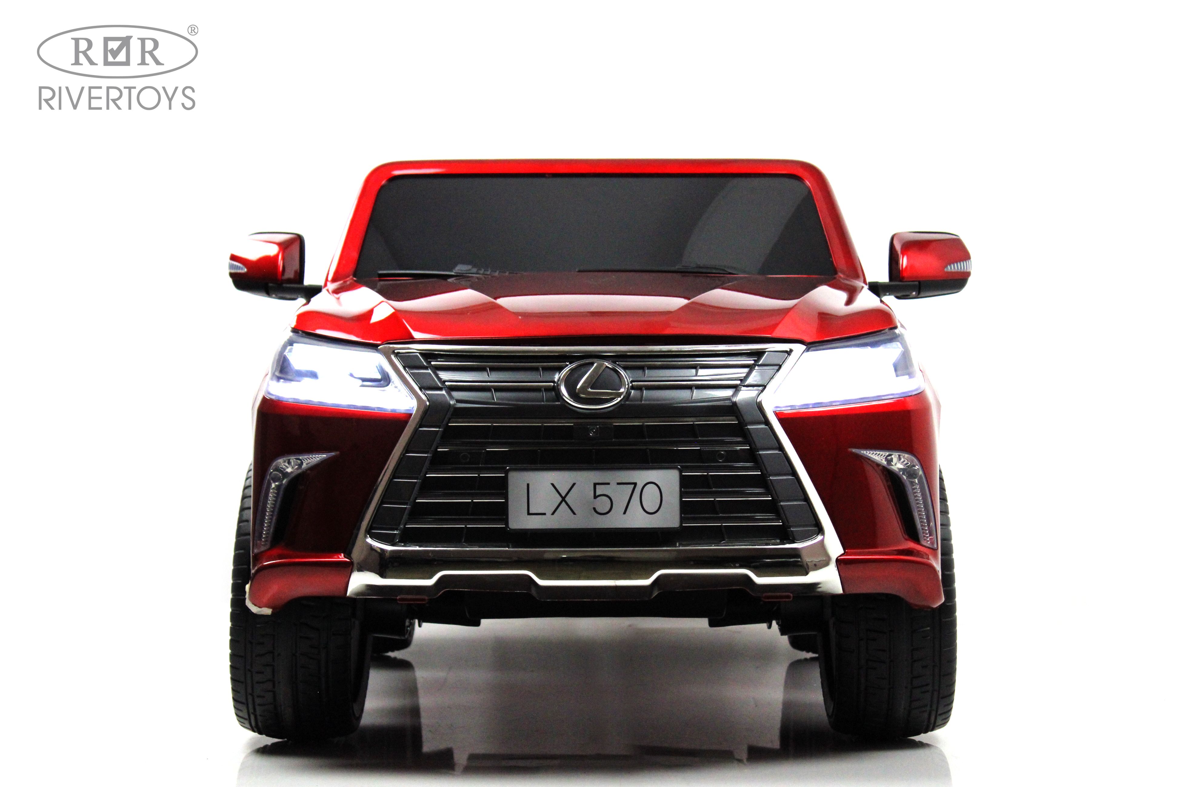 Электромобиль RIVERTOYS Lexus Y555YY-RED-GLANEC С пультом ДУ - фото 17