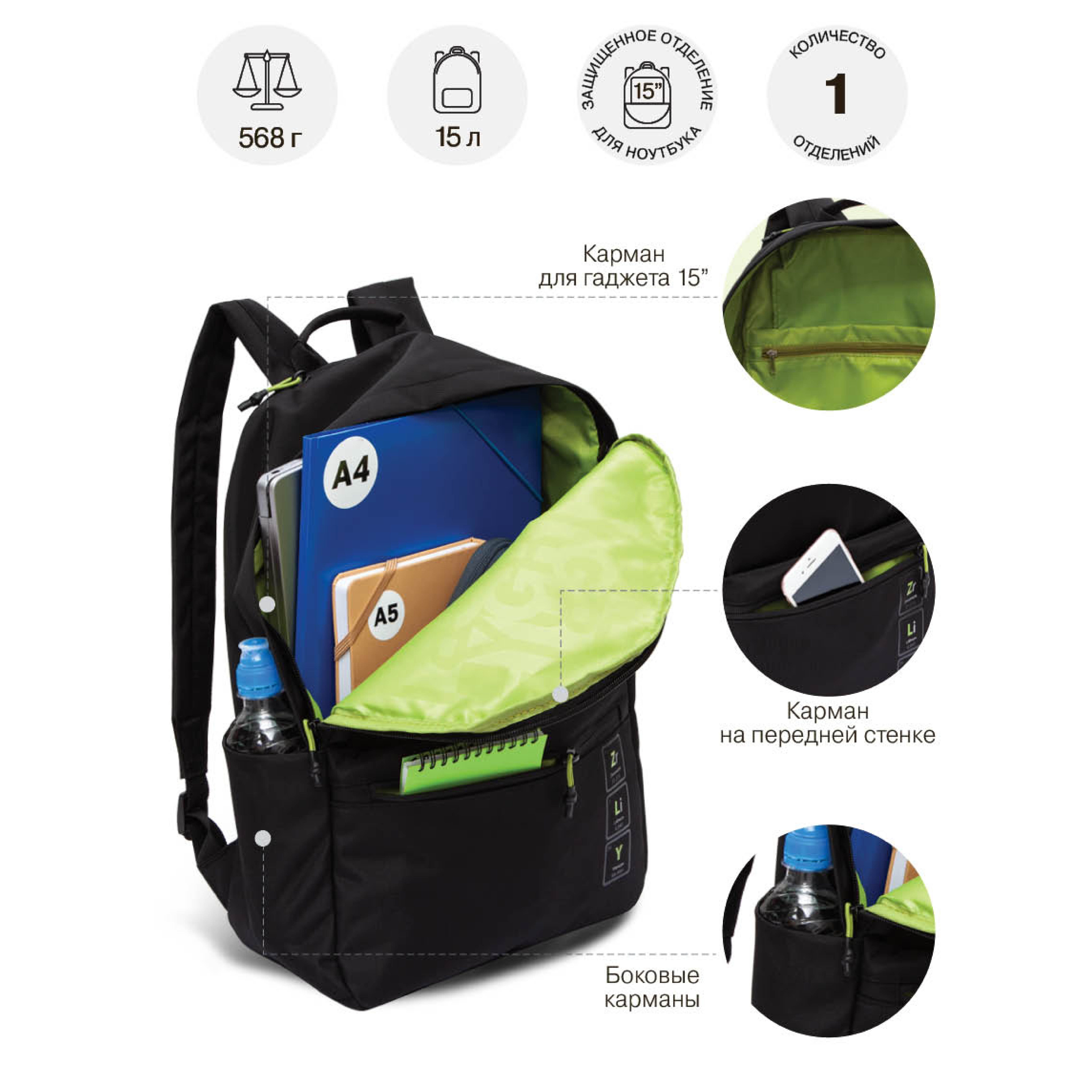 Рюкзак Grizzly для мальчика - фото 7