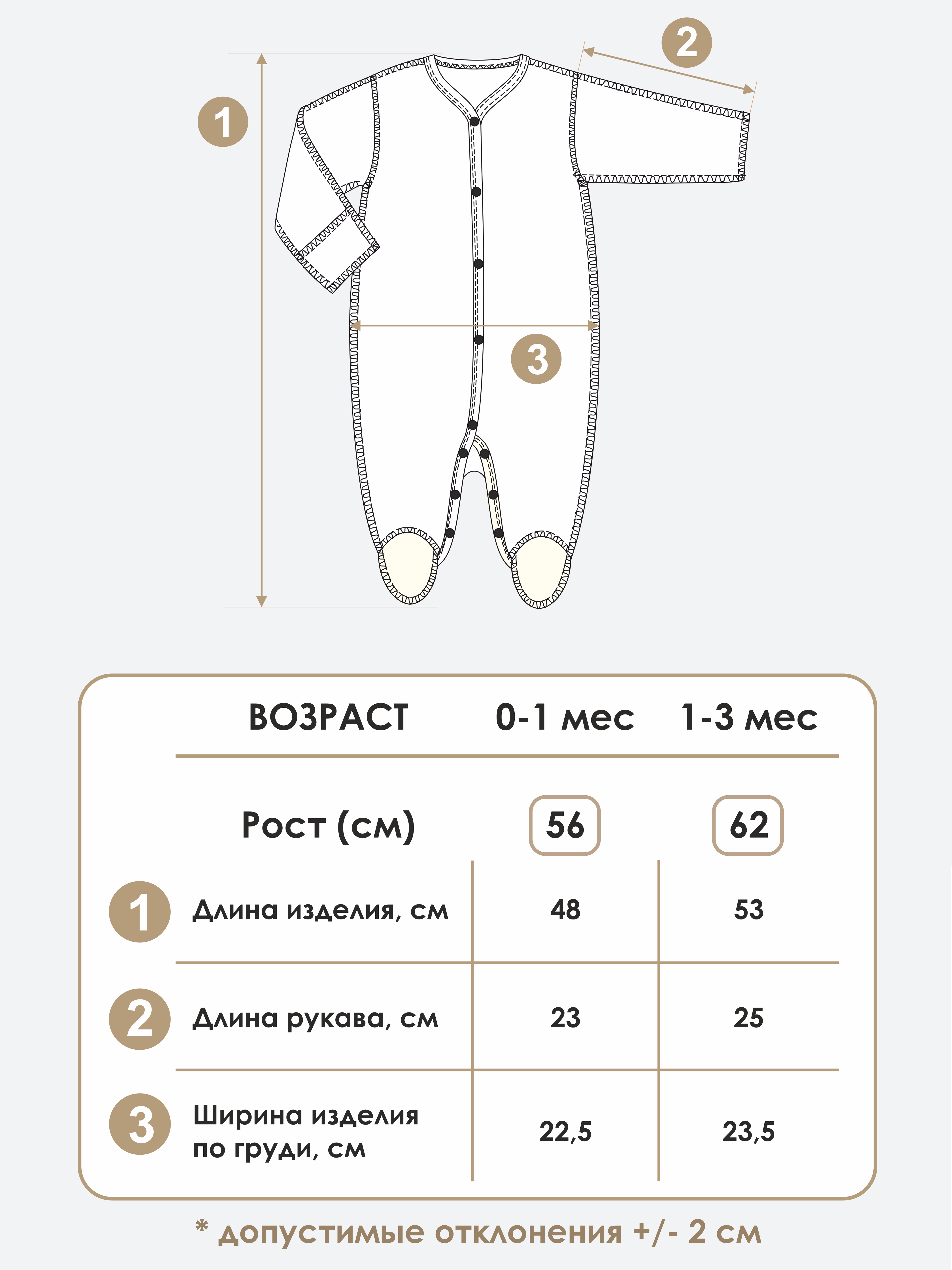 Комбинезон 2 шт KUZA 7005С3 - фото 10