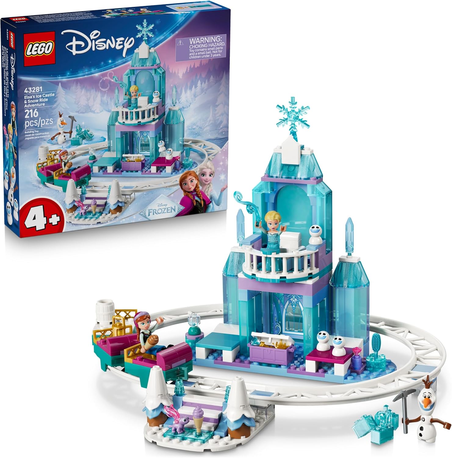 Конструктор LEGO Disney Elsa's Ice Castle 216 дет. - фото 1