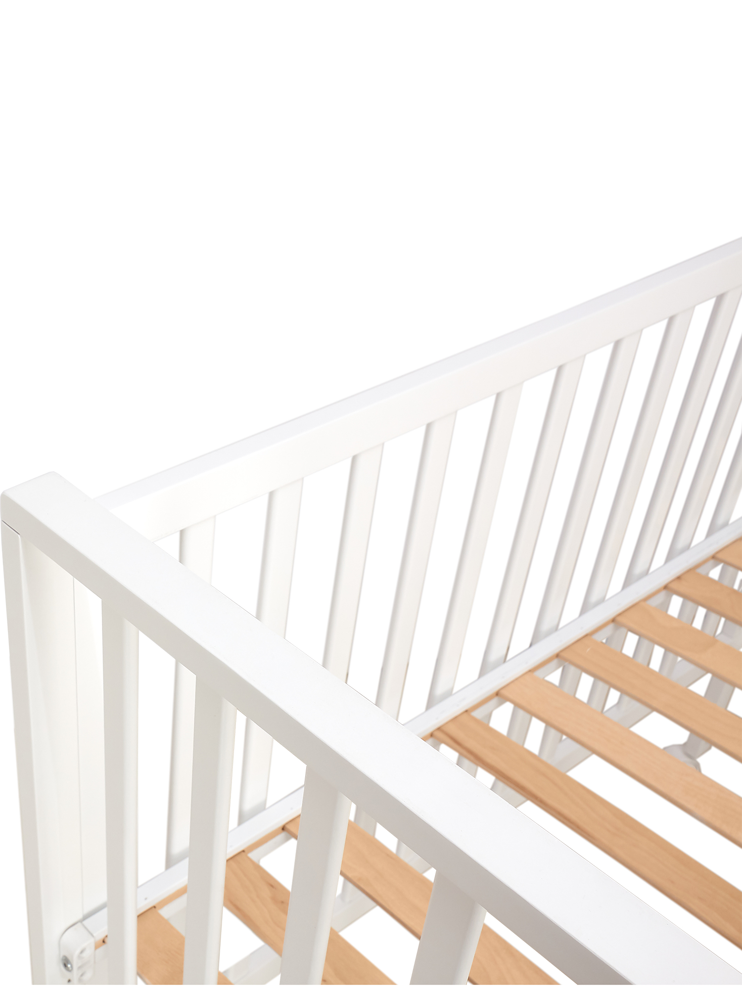 Детская кроватка Sweet Baby Luna с матрасом, без маятника (белый) - фото 17