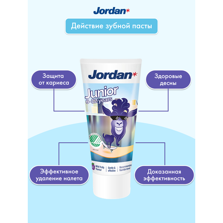 Зубная паста Jordan с фтором фруктовый