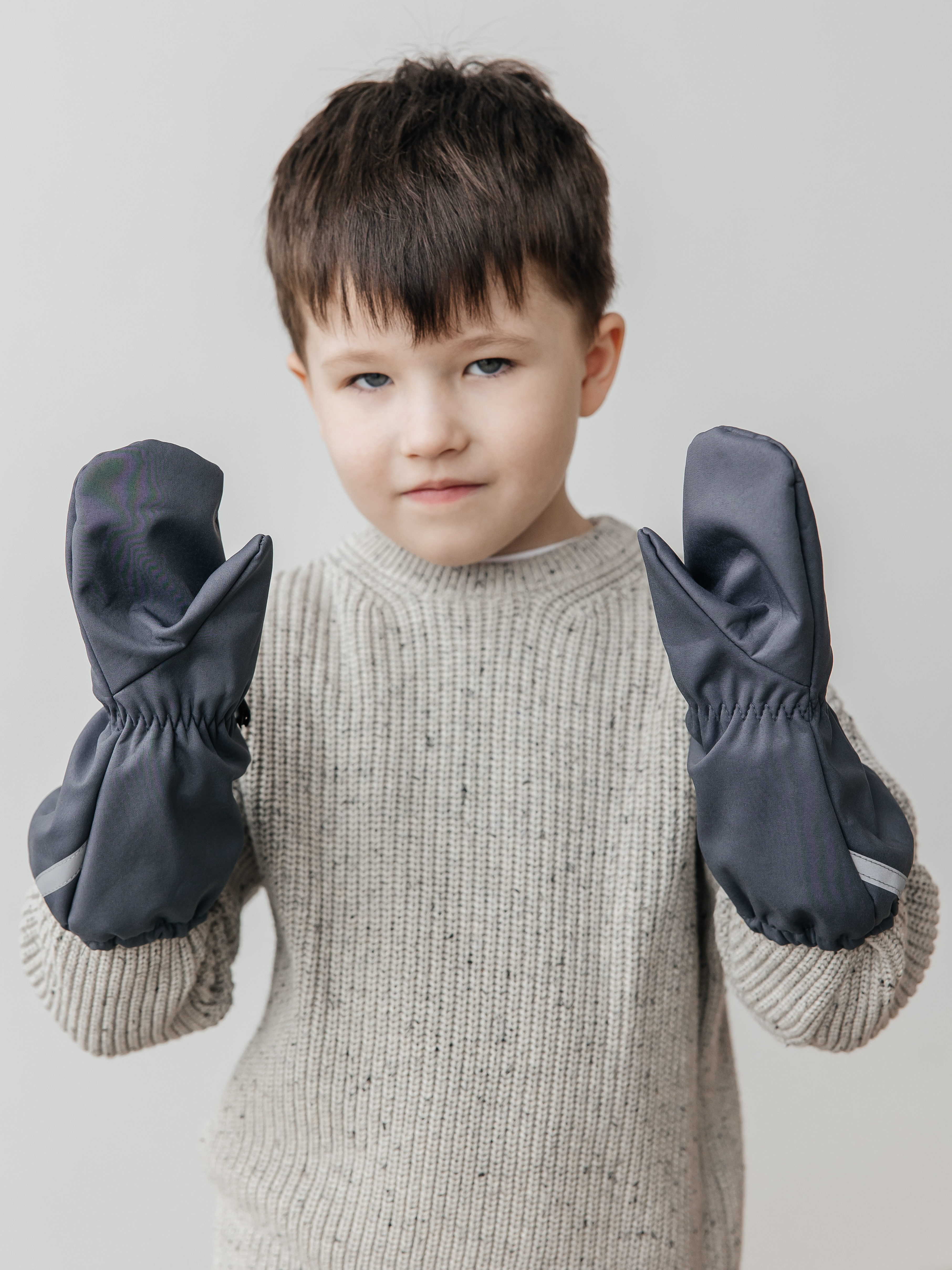 Варежки Чудо-Кроха LM-2304/серый - фото 11