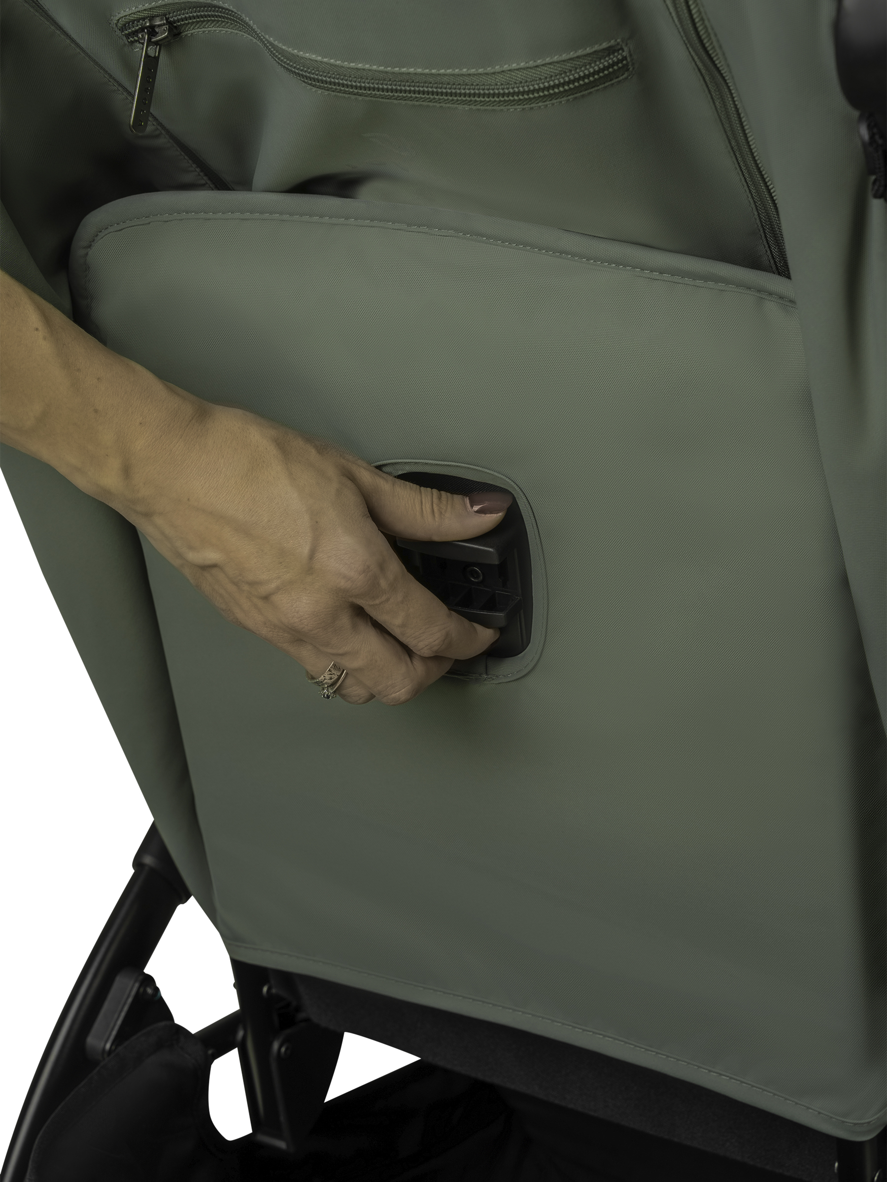 Коляска прогулочная JOVOLA Selena SL, зеленый - фото 21