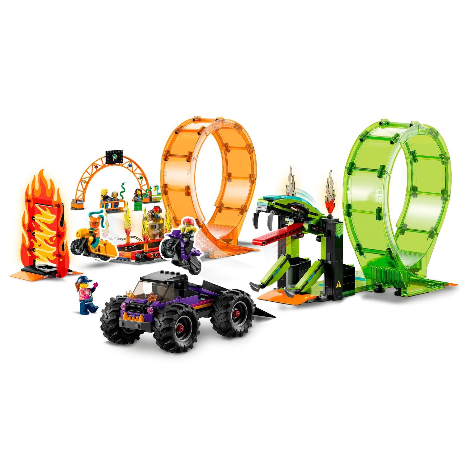 Конструктор LEGO City Double Loop Stunt Arena 598 дет. - фото 3