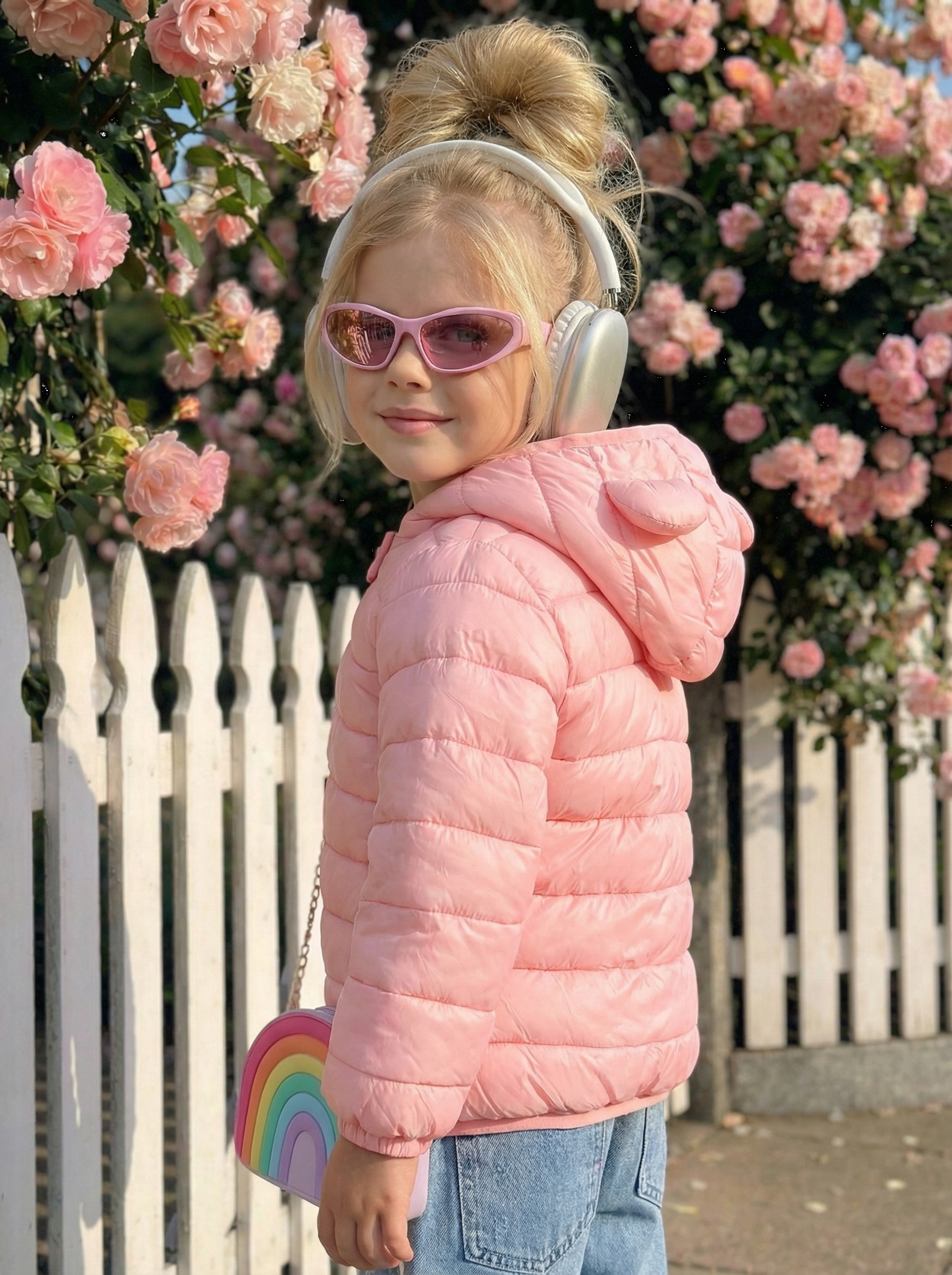 Куртка Artcher BearJacket001pink - фото 4