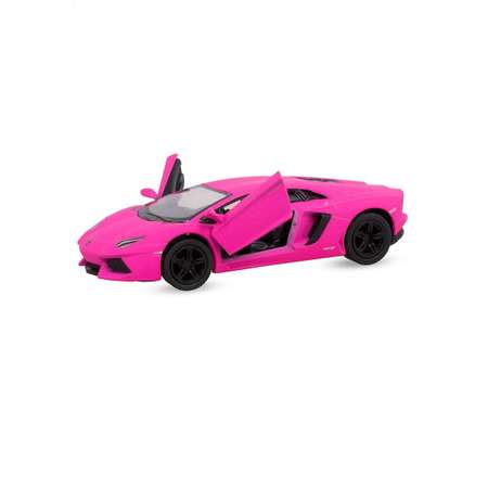 Автомобиль KINSMART Lamborghini Aventador LP 700-4 розовая 1:38
