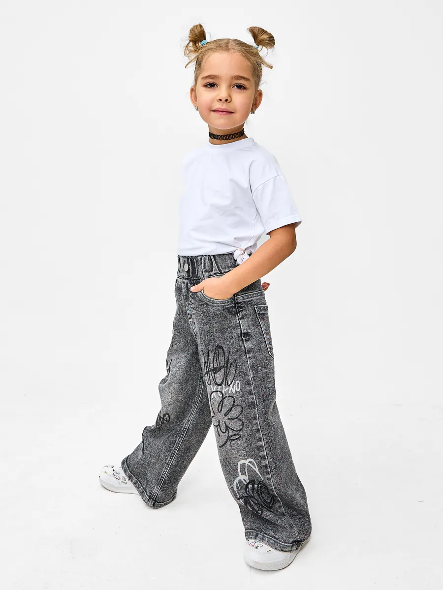 Джинсы RuStyle ДД-джинD91266-графсер - фото 6