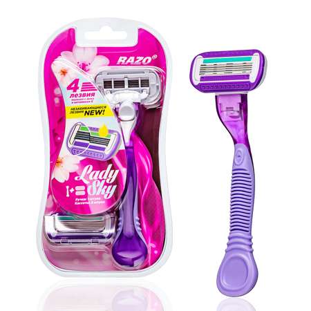 Бритвенная система LADY SKY 1+2шт