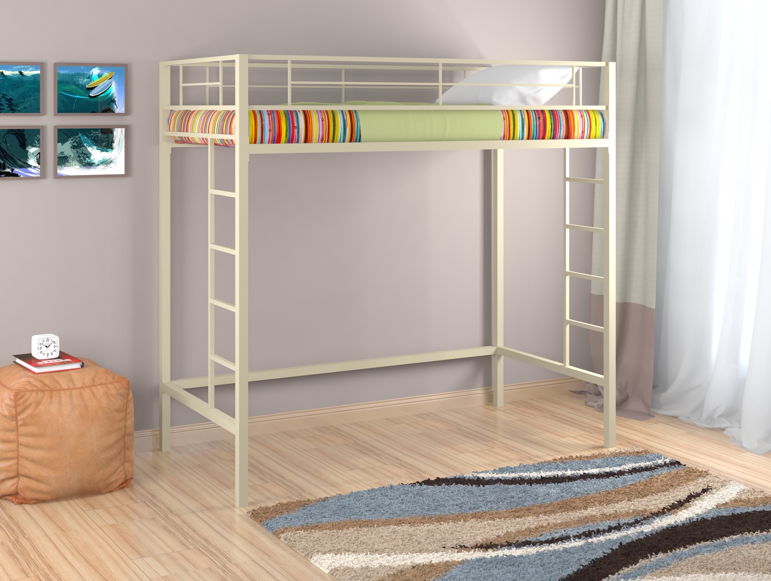 Кровать REDFORD (бежевый) - фото 2