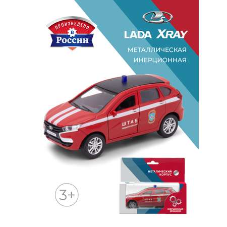 Пожарная машина . LADA Lada/Лада 1:34 красный в ассортименте