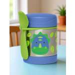 Термос Skip Hop со столовым прибором Динозавр Дакота