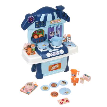 Игрушечная кухня Игроленд с аксессуарами: 30 шт.