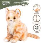 Игрушка мягкая HANSA котик 19 см