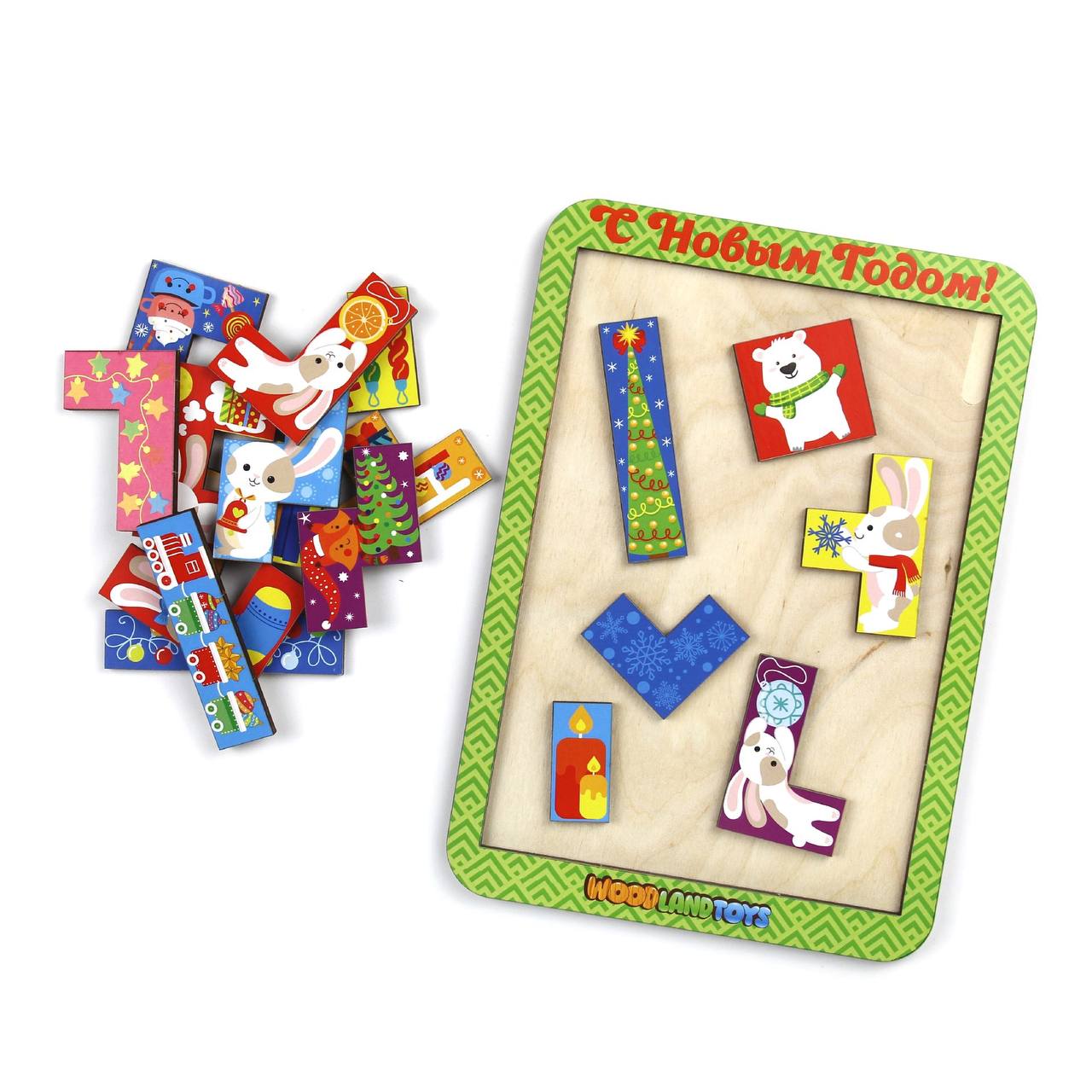 Настольная игра WOODLANDTOYS Тетрис - фото 4