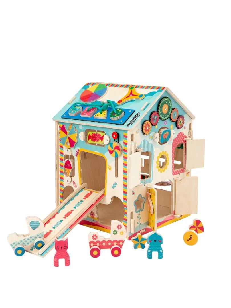 Игрушка Mag Wood бизиборд МусиБуси ДОМ - фото 16