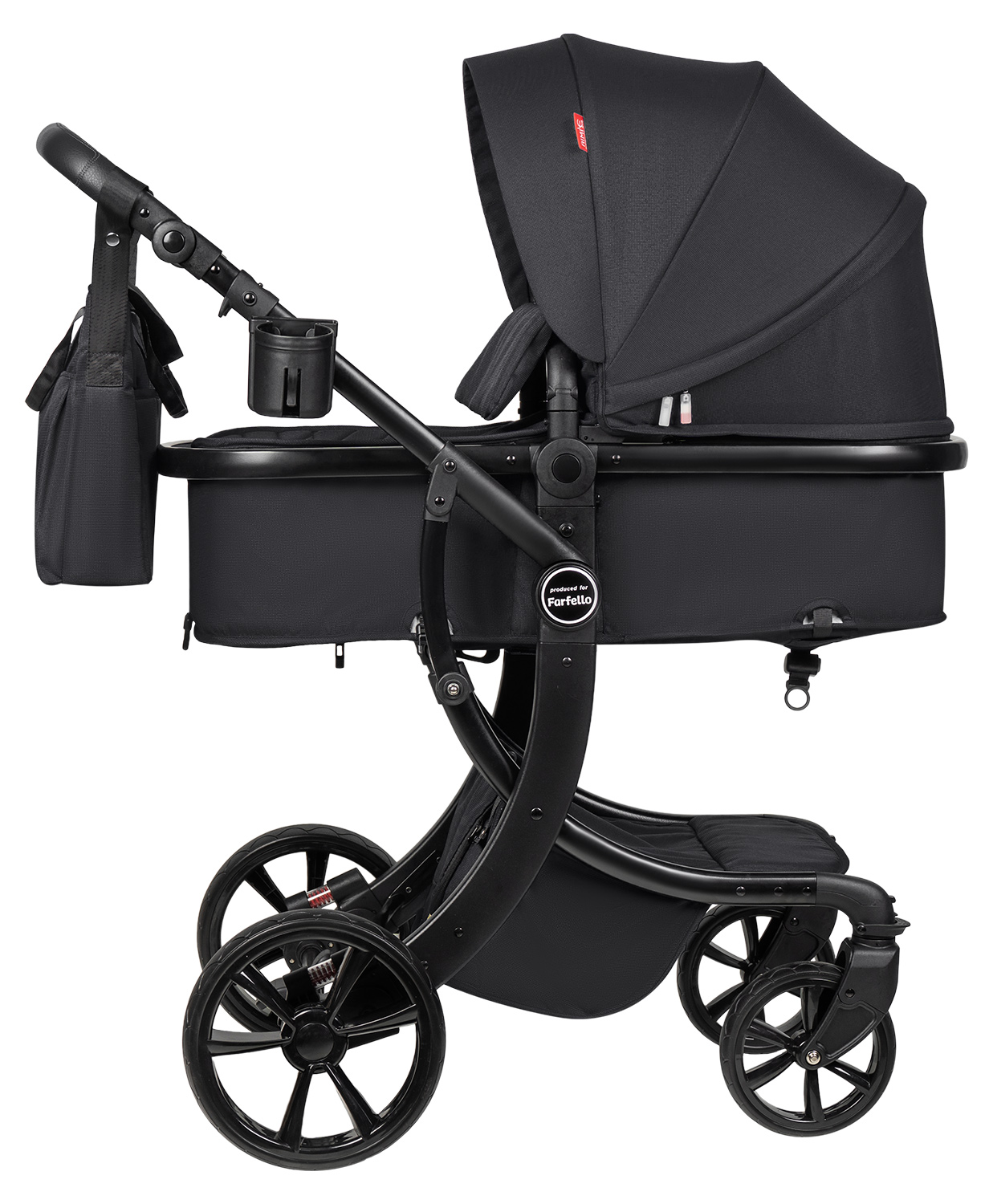 Коляска трансформер Aimile Original New Black черный - фото 16