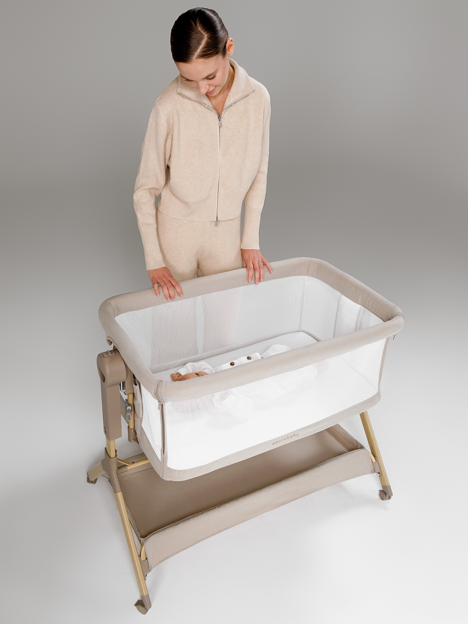 Колыбель Amarobaby Care бежевый - фото 21