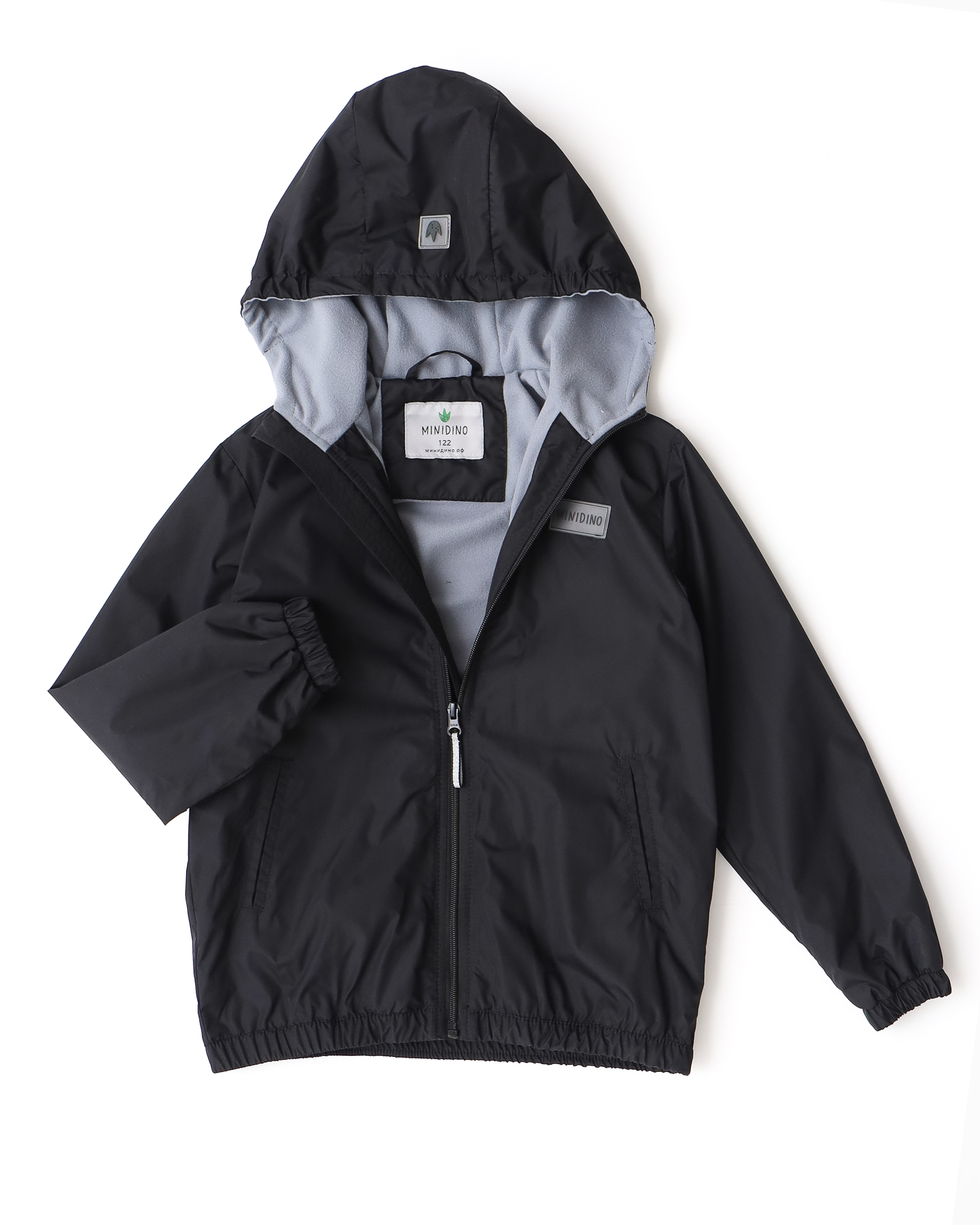 Ветровка MINIDINO B-VO-Krt-007/0Ветровка детская Simple уголек - фото 1