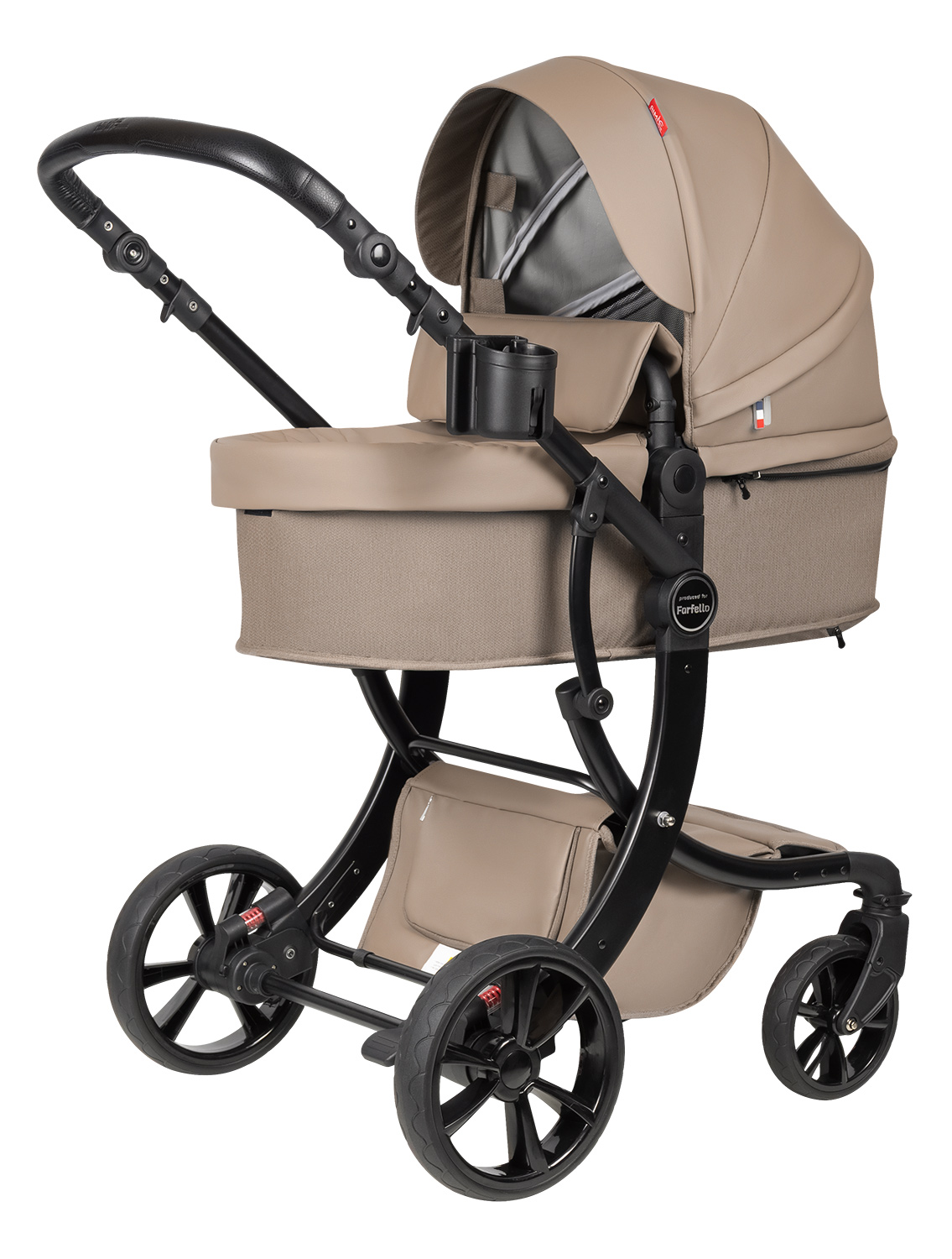 Коляска трансформер Aimile Spring коричневый - фото 11