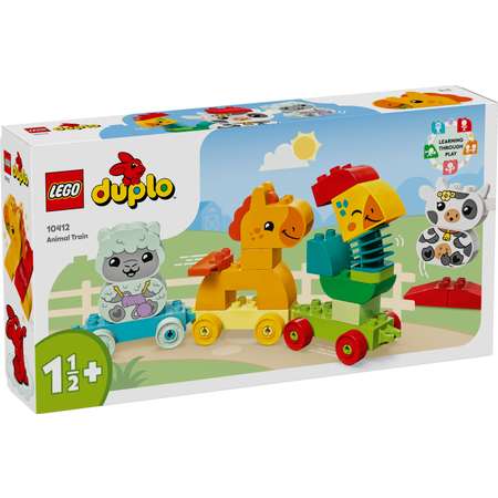 Конструктор LEGO DUPLO Поезд с животными блочный