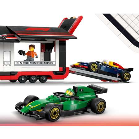 Конструктор LEGO City Грузовик с автомобилями блочный