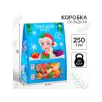 Коробка складная, новогодняя Disney "Сказочная почта", 20 х 28,1 х 10 см