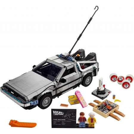 Конструктор LEGO Icons Машина времени Назад в будущее блочный
