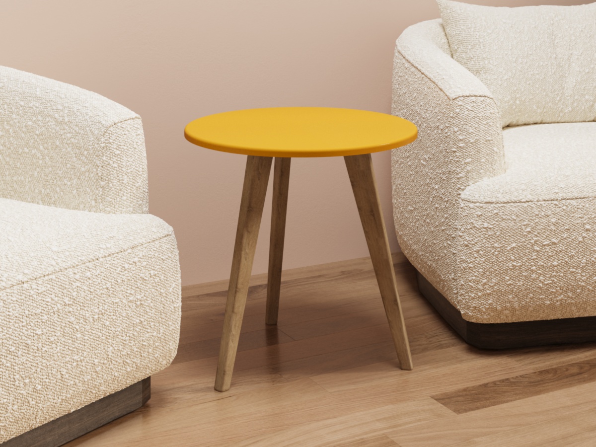 Стол журнальный SLINE Лайл Желтый - фото 6