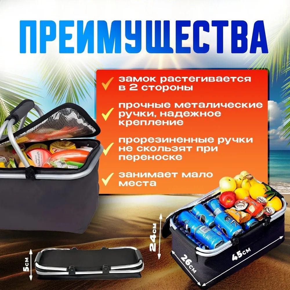 Сумка холодильник термосумка CASTLELADY для бутылочек и ланча - фото 3