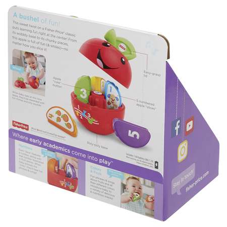 Обучающая игрушка Fisher Price Смейся и учись Яблочко
