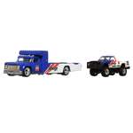 Машинка Hot Wheels премиальная с транспортером 80 Dodge Macho Power Wagon HKF38