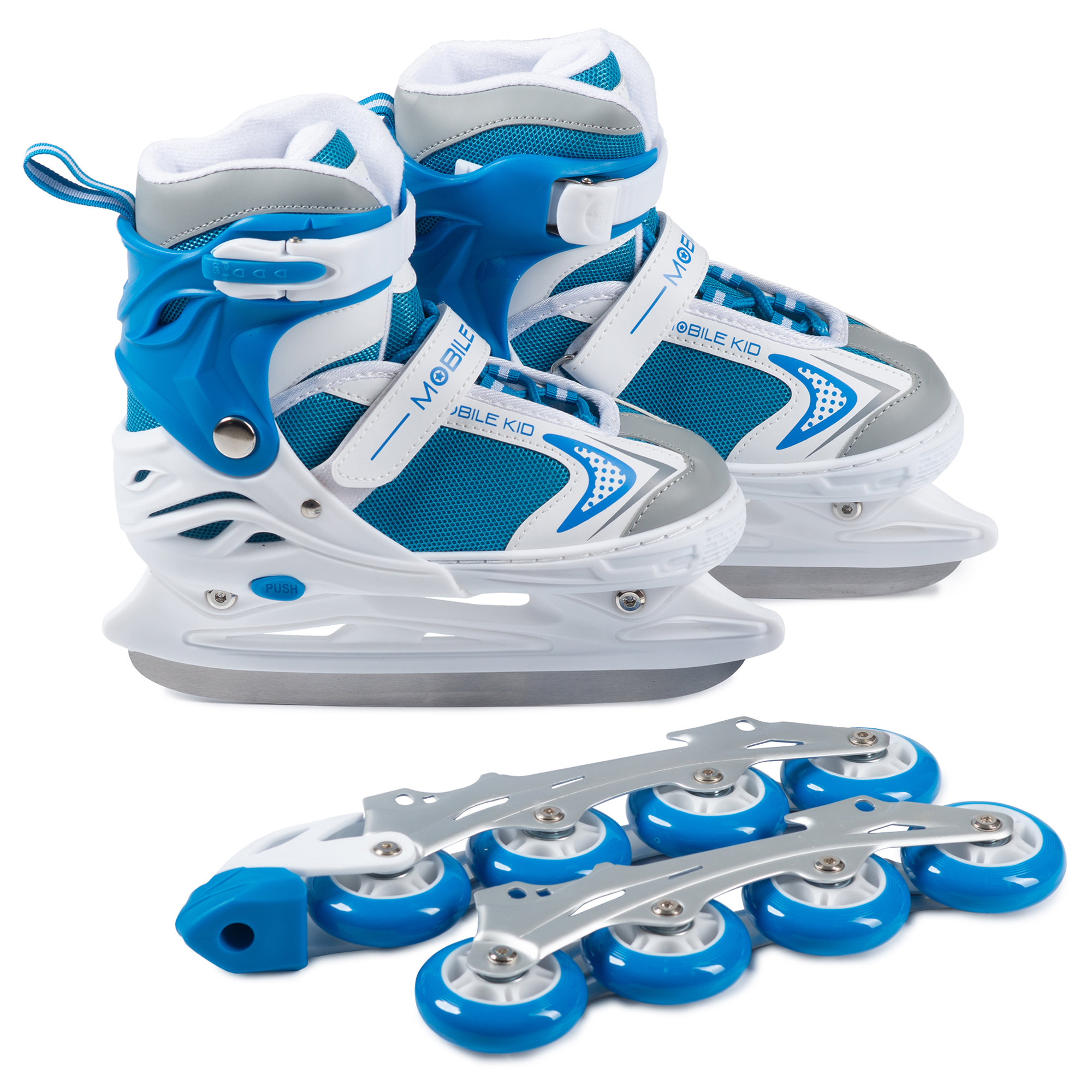 Коньки-ролики 2в1 Mobile Kid UNI_SKATE - фото 10