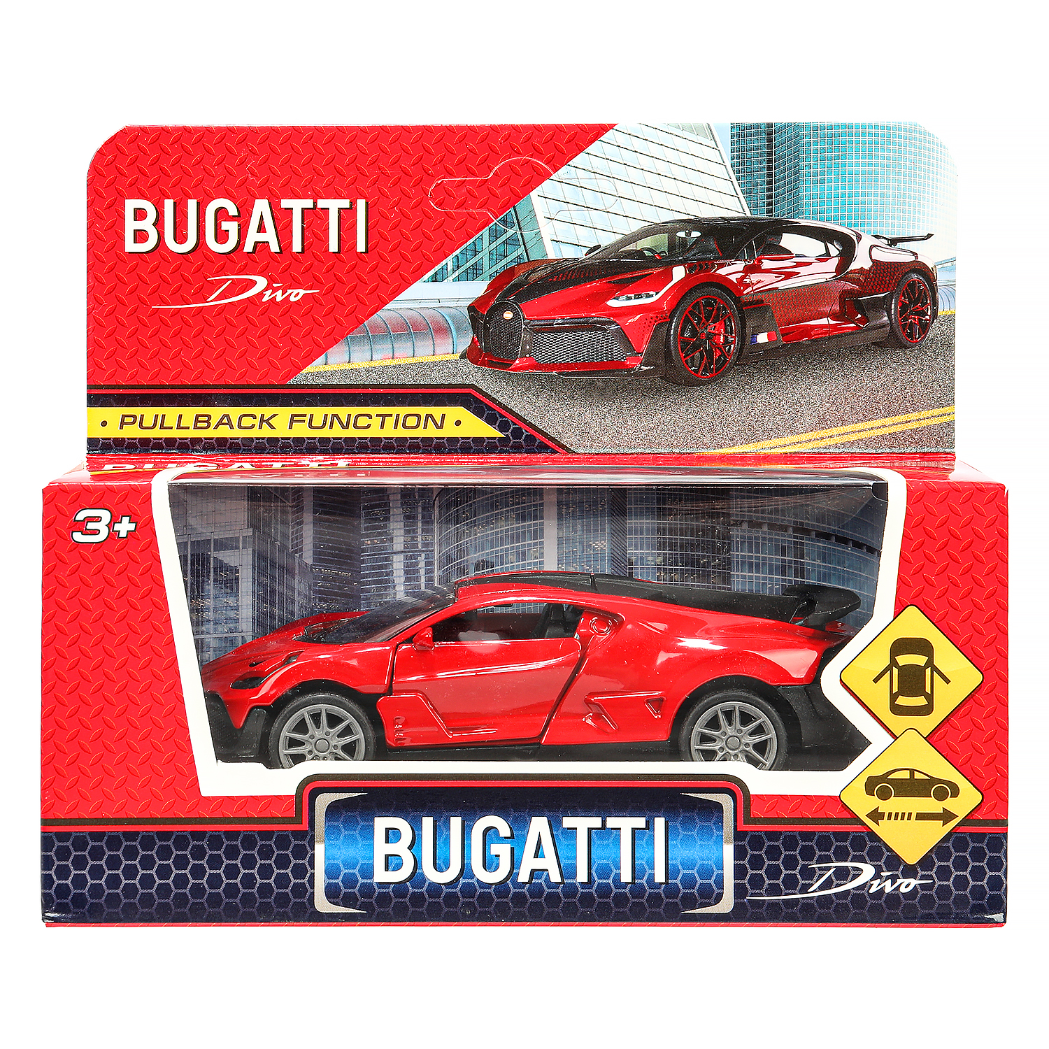 Автомобиль Технопарк Bugatti Bigatti Divo 385747 - фото 3